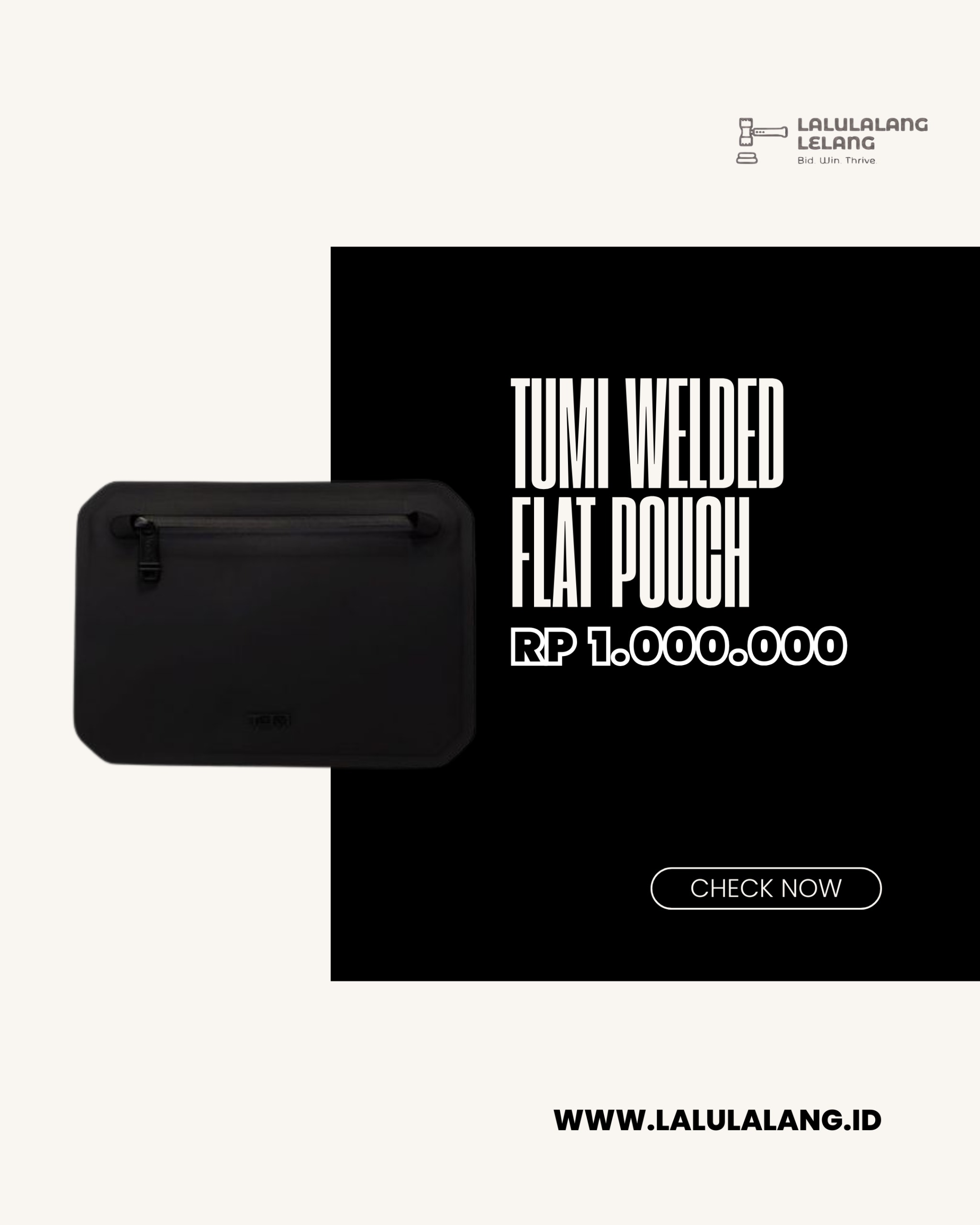 Tumi Travel Accessory Welded Flat Pouch